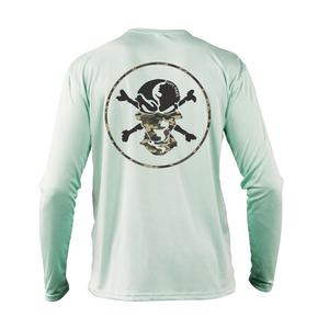 Camouflage Buff Performance Shirt - Flats Pirate Fishing Apparel