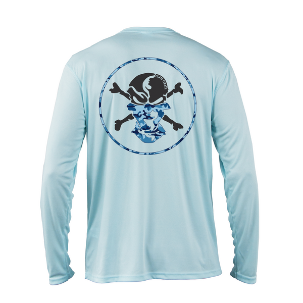 Water Camouflage Buff Performance Shirt - Flats Pirate Fishing Apparel