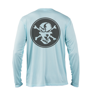 Solid Logo Performance Shirt - Flats Pirate Fishing Apparel
