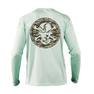 Traditional Camouflage Performance Shirt - Flats Pirate Fishing Apparel