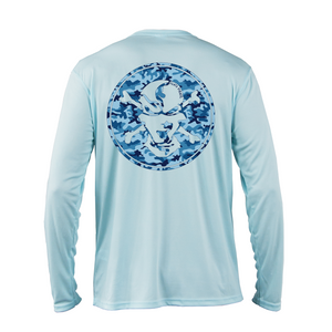 Water Camouflage Performance Shirt - Flats Pirate Fishing Apparel