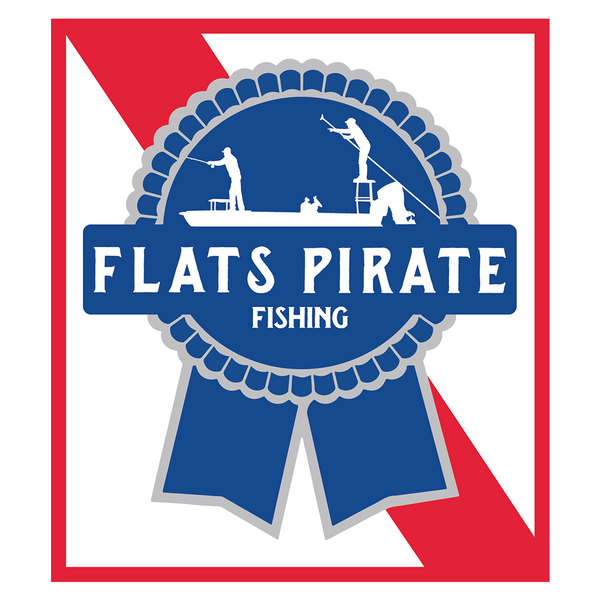 Flats Pirate Fishing PBR Skiff Sticker - Flats Pirate Fishing Apparel