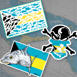 Bahamas Strong Sticker Pack - Flats Pirate Fishing Apparel