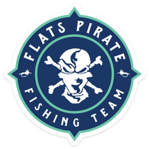 Flats Pirate Fishing Team Sticker - Flats Pirate Fishing Apparel